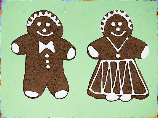 Wall Art - Painting - Ginger Pair by David Palmer