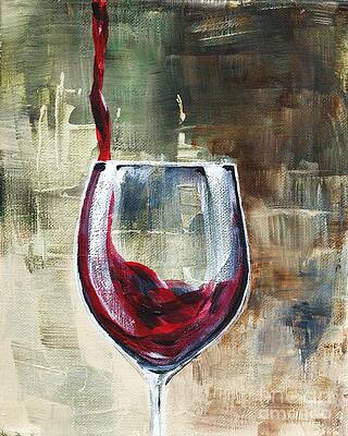 glass of pouring red by Lisa Owen glass of pouring red by Lisa Owen