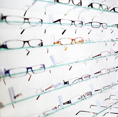 Wall Art - Photograph - Glasses On Display by Science Photo Library