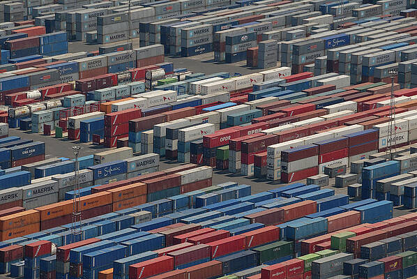 Wall Art - Photograph - Global Shipping Containers by Dan Wiklund
