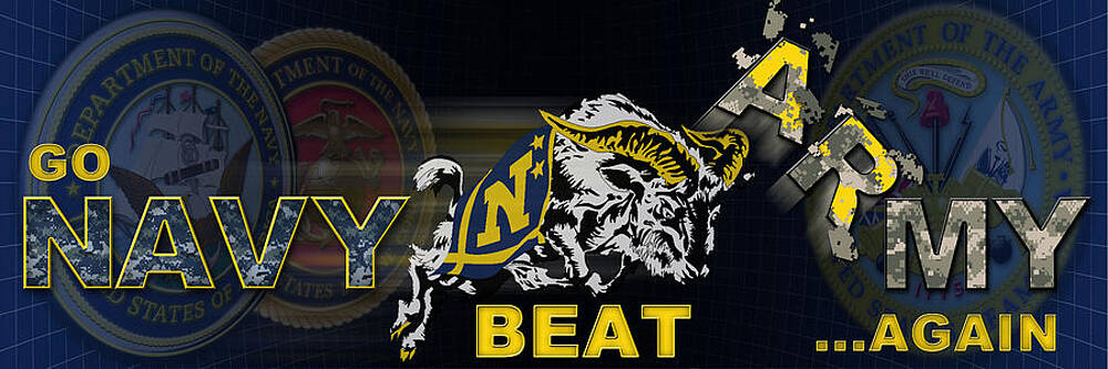 Go Navy Beat Army Poster Print