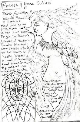 goddess sketch 23 by Suzan Sommers goddess sketch 23 by Suzan Sommers