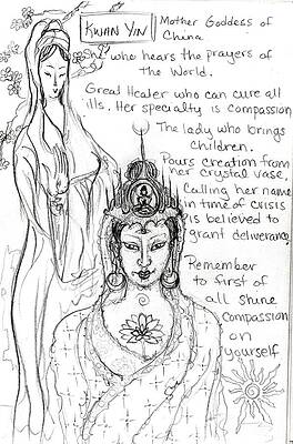 goddess sketch 9 by Suzan Sommers goddess sketch 9 by Suzan Sommers