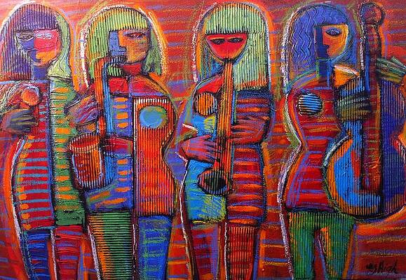 Goddess's of Music Bring us Jazz by Gerry High Goddess's of Music Bring us Jazz by Gerry High