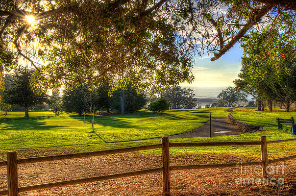 Wall Art - Photograph - Golf Course Ocean View by Mathias