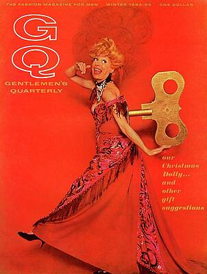 Wall Art - Photograph - Gq Cover Of Carol Channing As A Windup 'hello by Chadwick Hall