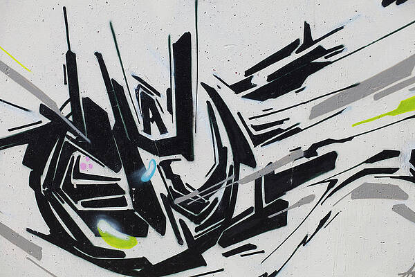 Wall Art - Photograph - Graffiti On Wall by Erikona