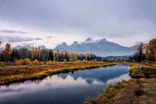 Grand Teton Mountains by Steven Bahrns
