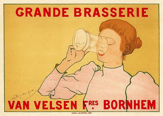 Nouveau Wall Art featuring the photograph Grande Brasserie by Gianfranco Weiss