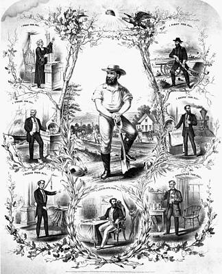 Wall Art - Painting - Grange Movement, 1869 by Granger
