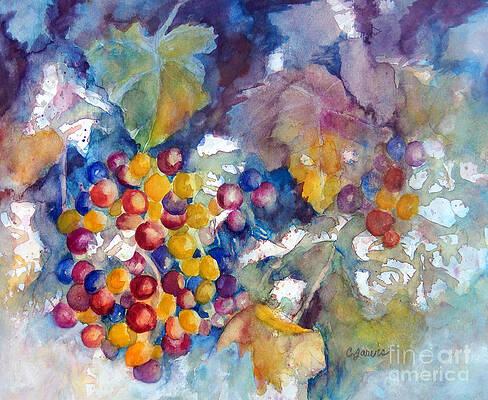Grapes on the Vine by Carolyn Jarvis Grapes on the Vine by Carolyn Jarvis