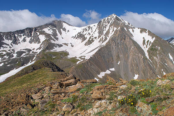 Wall Art - Photograph - Grays and Torreys Peak by Aaron Spong