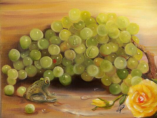 Green Grapes Green Frog by Joni McPherson Green Grapes Green Frog by Joni McPherson