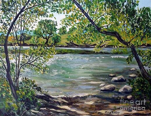 Green Hill Park on the Roanoke River by Julie Brugh Riffey Green Hill Park on the Roanoke River by Julie Brugh Riffey