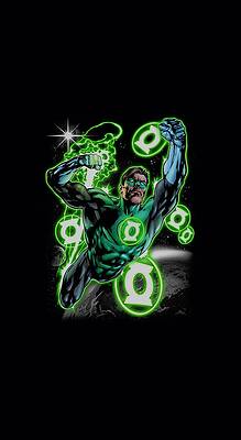 Wall Art - Digital Art - Green Lantern - Earth Sector by Brand A
