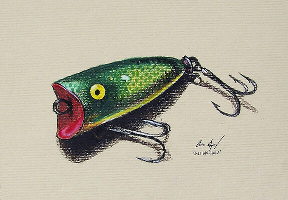 Vintage Fishing Rods by Atelier B Art Studio