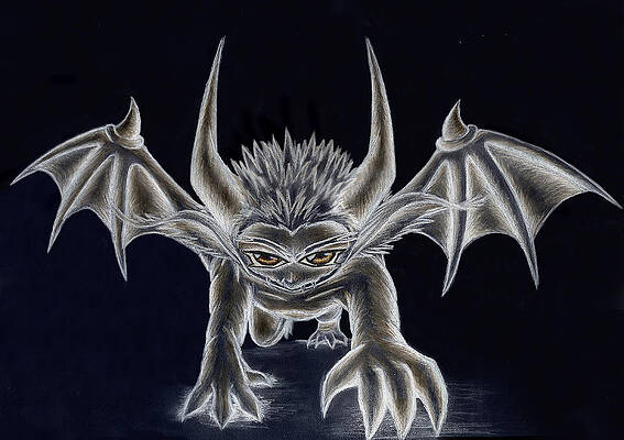 Wall Art - Painting - Grevil Inverted by Shawn Dall