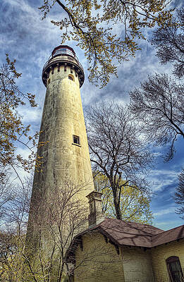 Wall Art - Photograph - Grosse Point Lighthouse Color by Scott Norris
