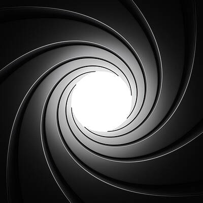 Wall Art - Photograph - Gun Barrel from Inside by Johan Swanepoel