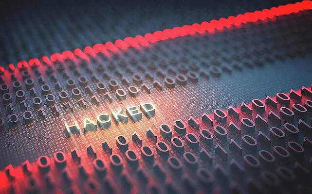 Wall Art - Photograph - Hacked Binary Code by Science Photo Library