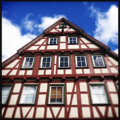 Wall Art - Photograph - Half-timbered house 05 by Matthias Hauser