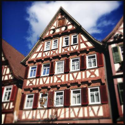 Wall Art - Photograph - Half-timbered house 10 by Matthias Hauser