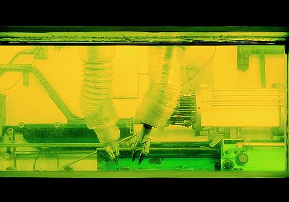 Wall Art - Photograph - Handling Radioactive Materials With Robot Arms by Science Photo Library