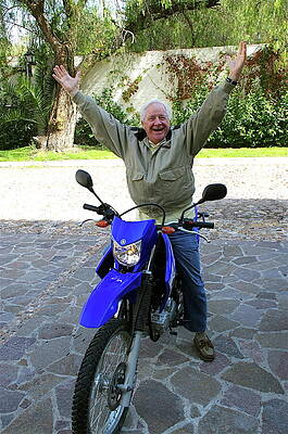 Happy Biker by Anthony George Happy Biker by Anthony George