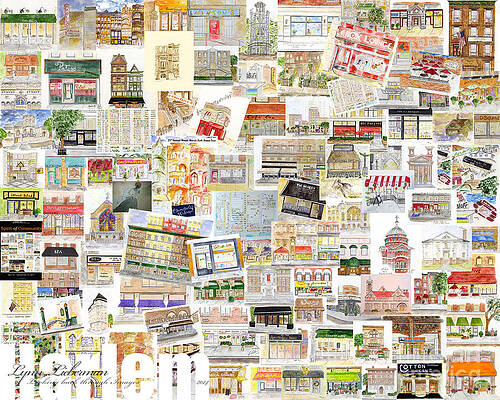 Harlem Collage of Old and New by AFineLyne Harlem Collage of Old and New by AFineLyne