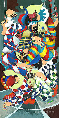 Harlequins Acting Weird - Why?... by Elisabeta Hermann Harlequins Acting Weird - Why?... by Elisabeta Hermann