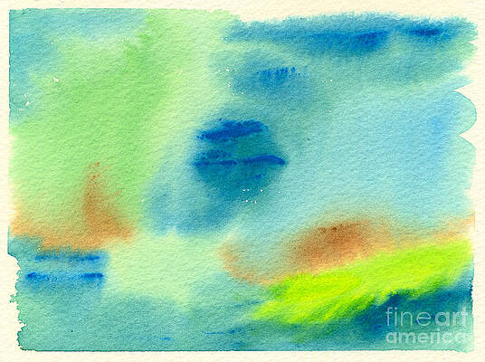 Wall Art - Painting - Hazy Forest II by Beverly Claire Kaiya