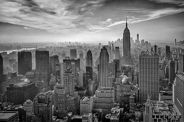 Wall Art - Photograph - Hazy Gotham by Stefan Schilbe