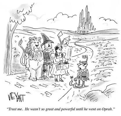 Wall Art - Drawing - He Wasn't So Great And Powerful Until He Went by Christopher Weyant