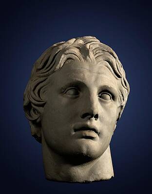 Wall Art - Photograph - Head Of Alexander The Great by Science Photo Library