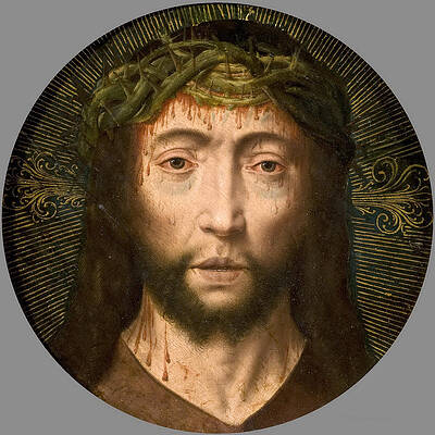 Head of Christ Print by Aelbrecht Bouts