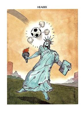 Wall Art - Drawing - Header by Barry Blitt