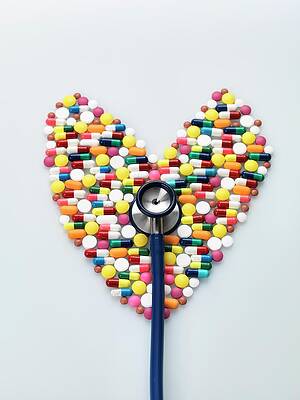 Wall Art - Photograph - Healthcare Abstract by Science Photo Library
