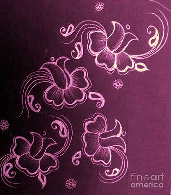 Henna Tulips Vinyl by Jessica Petty