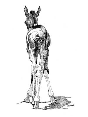 Tiny Paint Horse Pony Foal by Renee Forth-Fukumoto Tiny Paint Horse Pony Foal by Renee Forth-Fukumoto