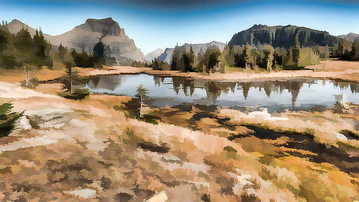 Wall Art - Photograph - Hidden Lake Trail Glacier National Park by Brenda Jacobs