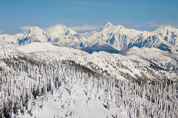 Wall Art - Photograph - High Angle View Of The Glacier National by Craig Moore