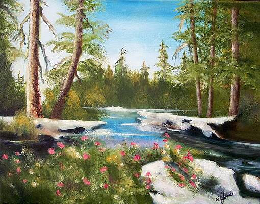 High Sierra Stream by Joni McPherson High Sierra Stream by Joni McPherson