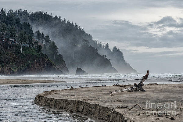 Hills And Mist At Proposal Rock by Al Andersen Hills And Mist At Proposal Rock by Al Andersen