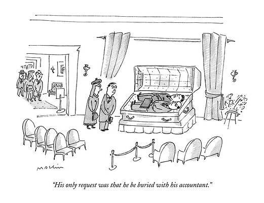 Wall Art - Drawing - His Only Request Was That He Be Buried by Michael Maslin