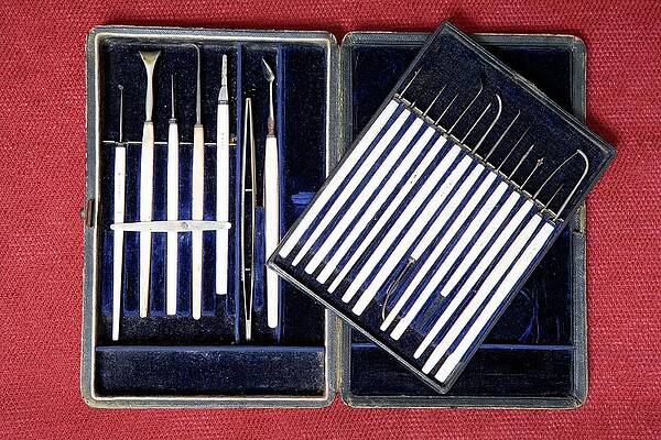 Wall Art - Photograph - Historical Surgical Instruments by Science Photo Library