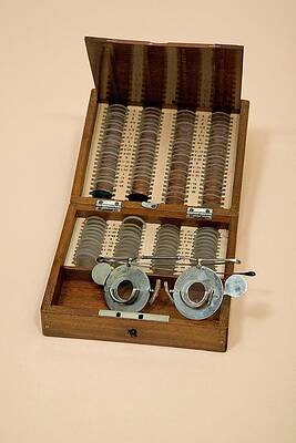 Wall Art - Photograph - Historical Trial Frame And Lens Set by Science Photo Library