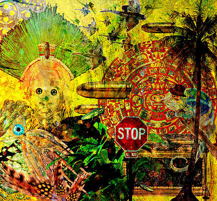 Wall Art - Mixed Media - History Always Repeats  by Ally  White