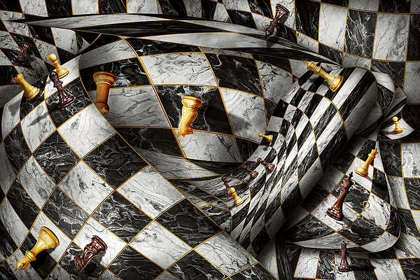 Wall Art - Digital Art - Hobby - Chess - Your move by Mike Savad