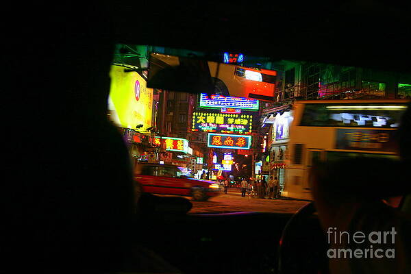 Hong Kong Taxi by Morgan T Davis