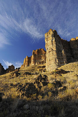 Wall Art - Photograph - Hoodoo Cliffs, Fossil Beds National by Theodore Clutter